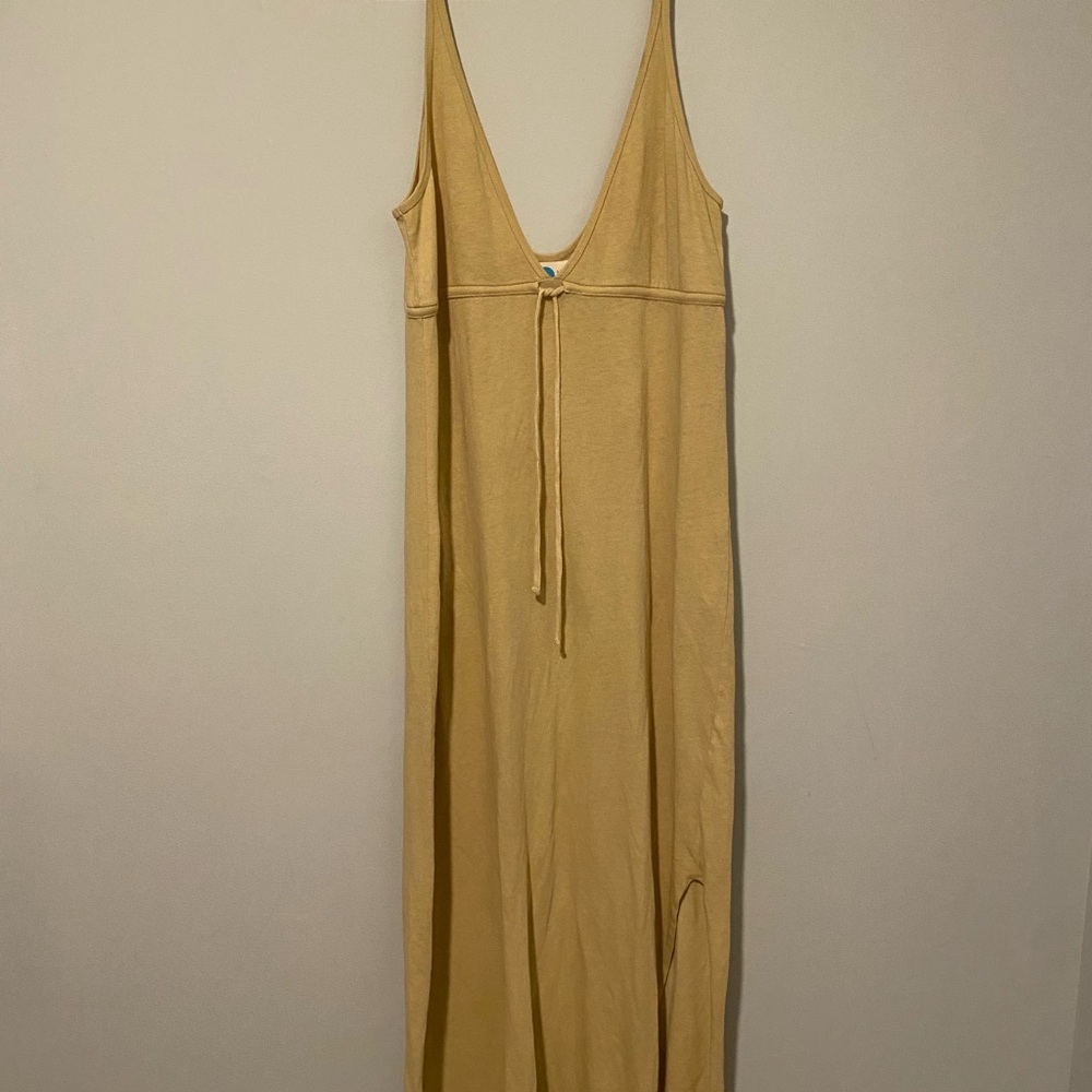 Free People Beach Beige Midi Dress